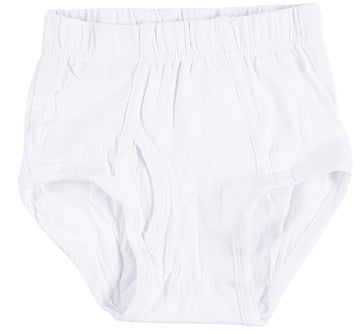Boys White Panty, 4pk